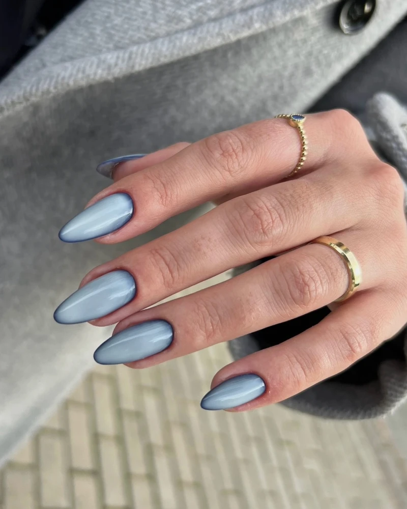 Aura nails, зимовий манікюр 