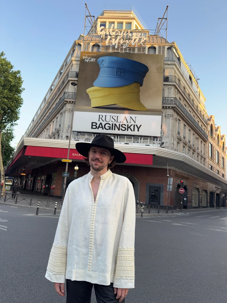 Ruslan Baginskiy на Galeries Lafayette у Парижі