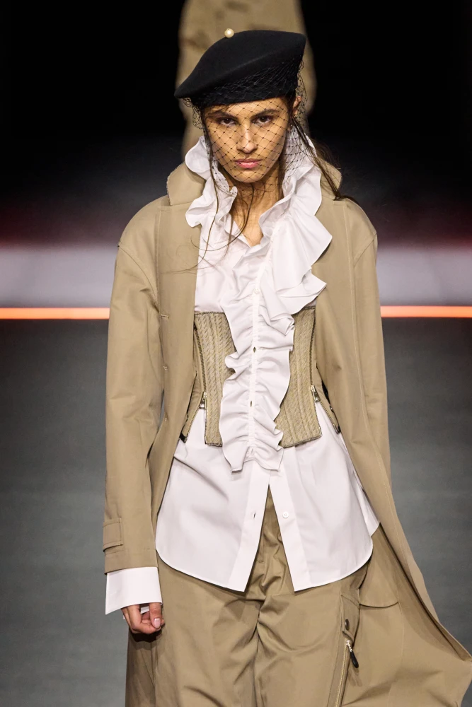 Dior блуза з показу осінь-зима 2025