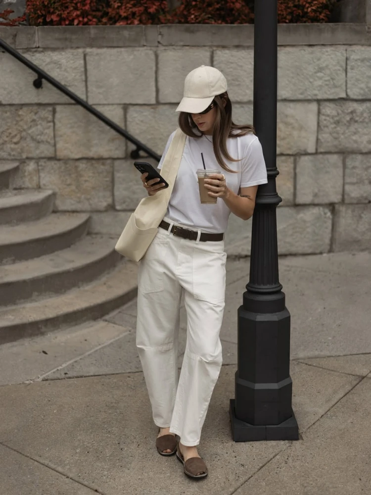 Білий total-look