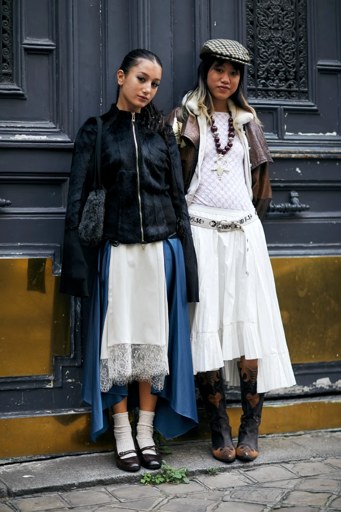 Мереживо в образах зірок street style