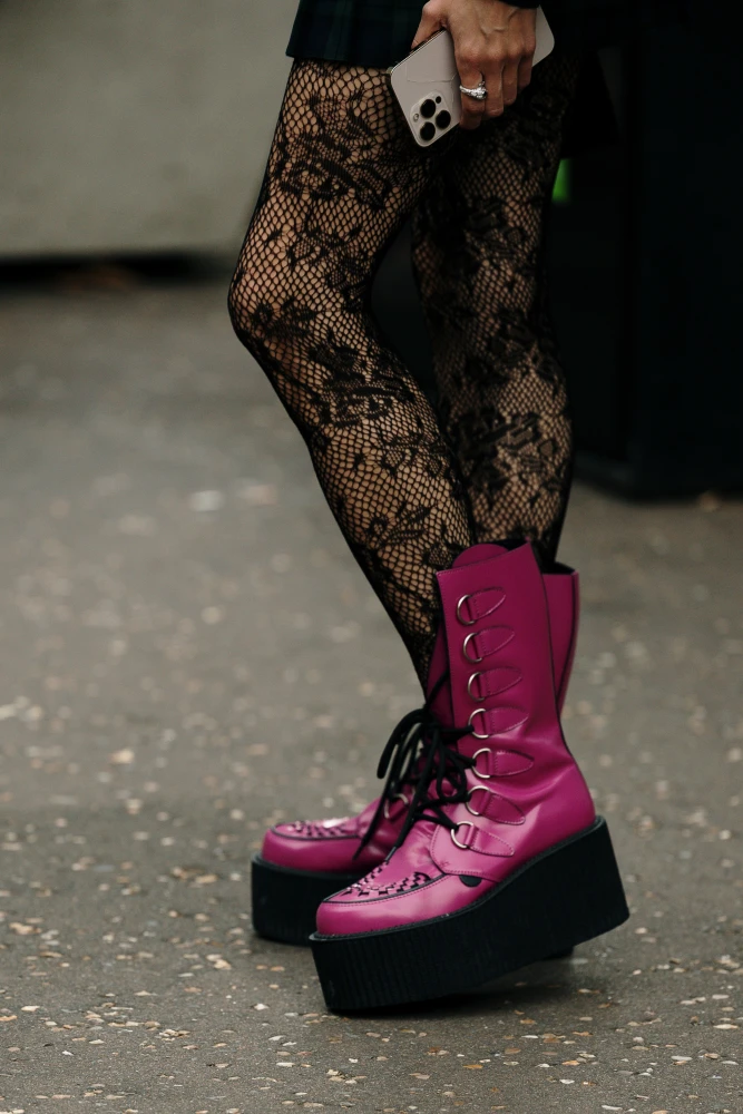 Мереживні колготи чи гольфи