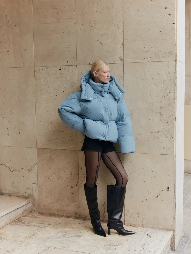 Трендовий пуховик на зиму 2025-26