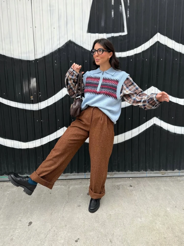 Теплі аутфіти з сорочкою