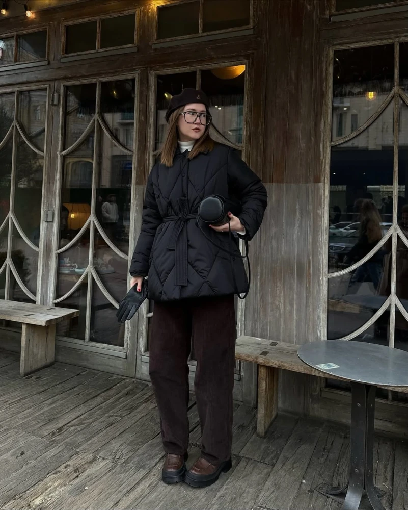 Модні теплі пуховики