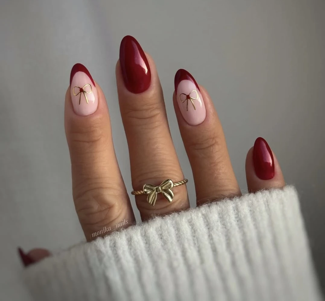 Різдвяний манікюр 