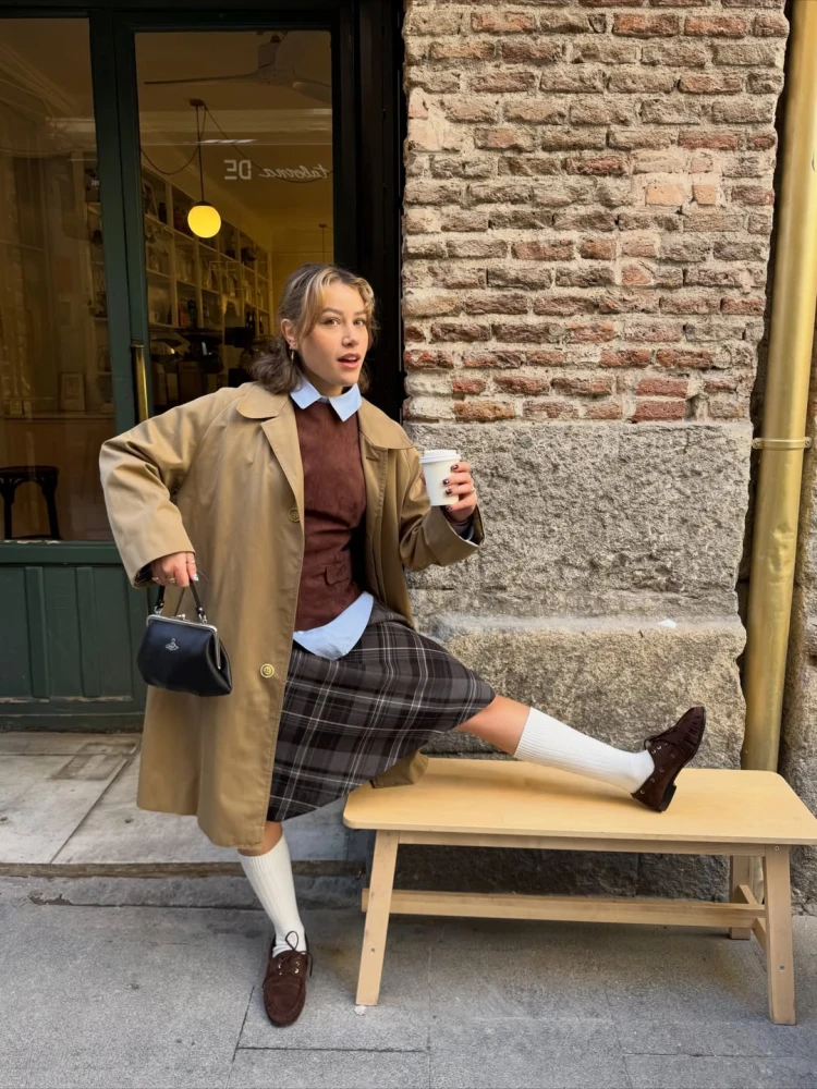 Картаті спідниці тренд