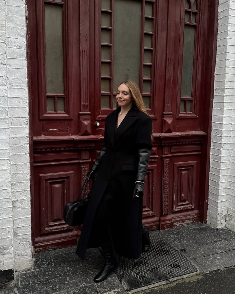 Шкіряні рукавички на зиму