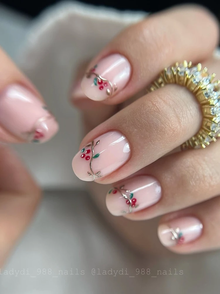 Різдвяний манікюр 