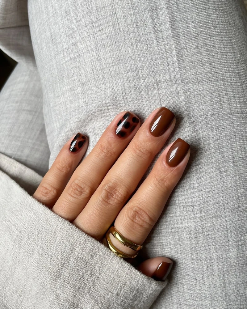 Леопардовий манікюр 