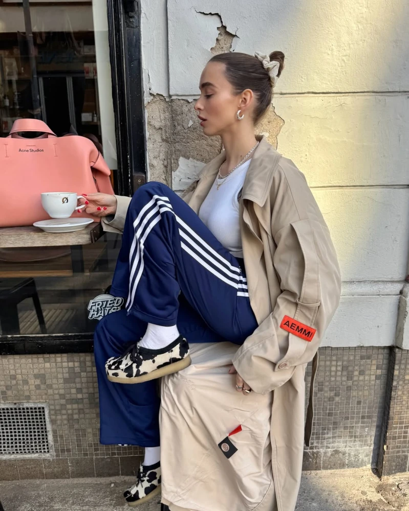 Як модно носити спортивні штани