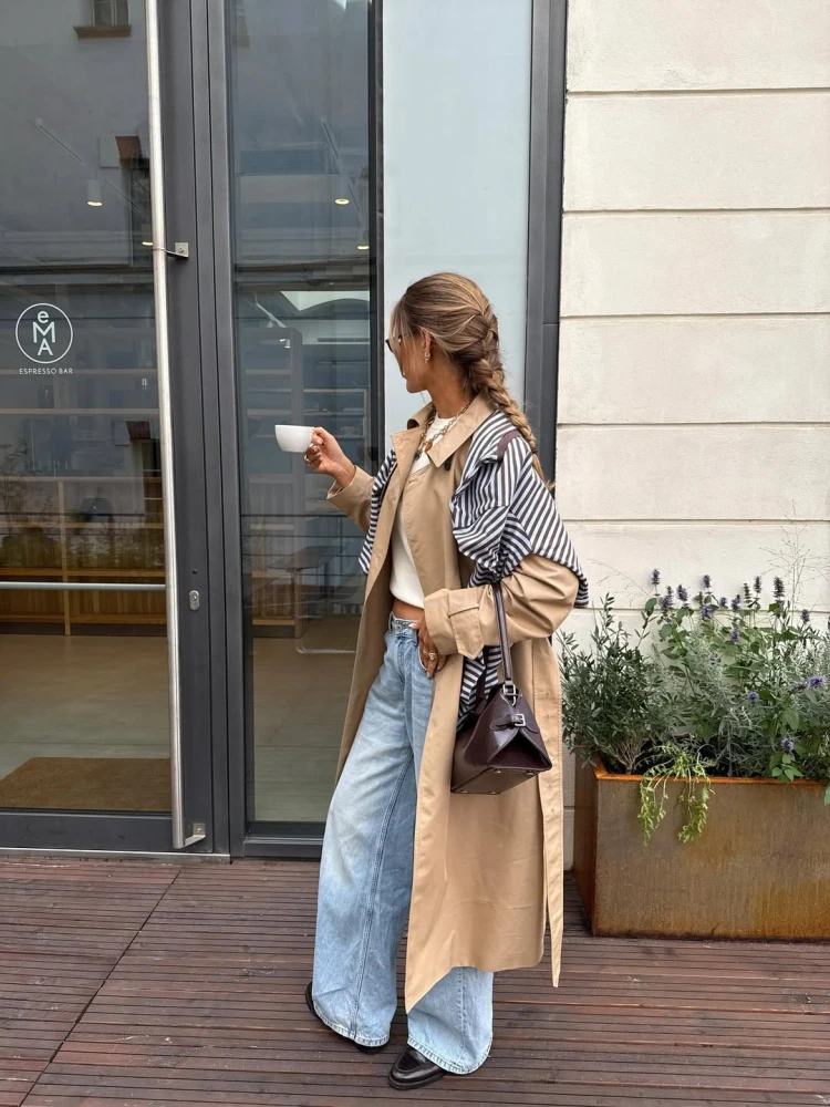  Як модниці носять тренчі в буденних образах