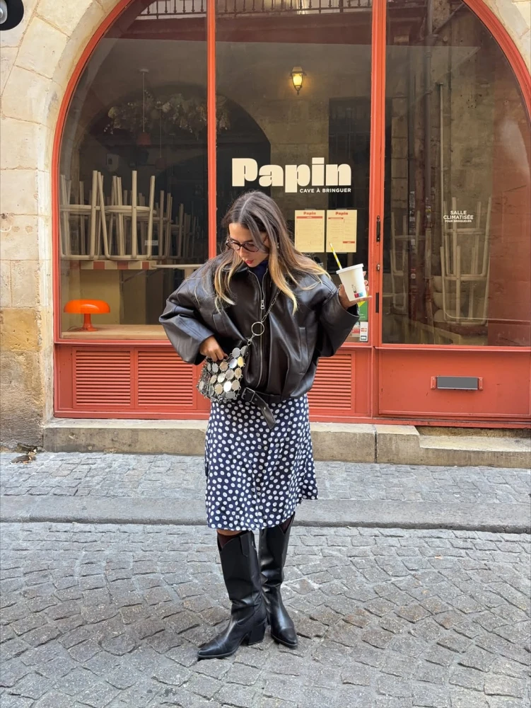 З чим модно носити шкірянки