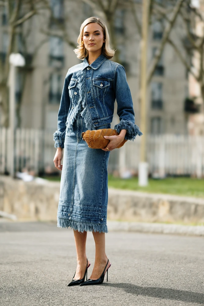 Модні джинсові спідниці