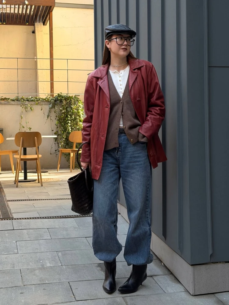 Образи з широкими джинсами