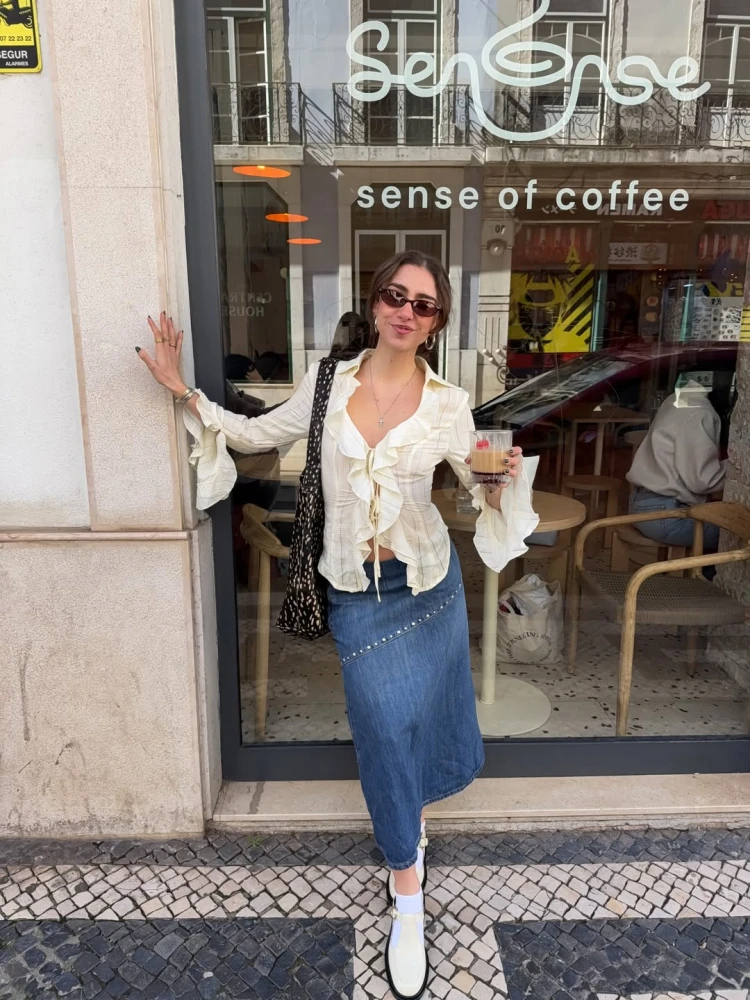 З чим носити модні прямі спідниці