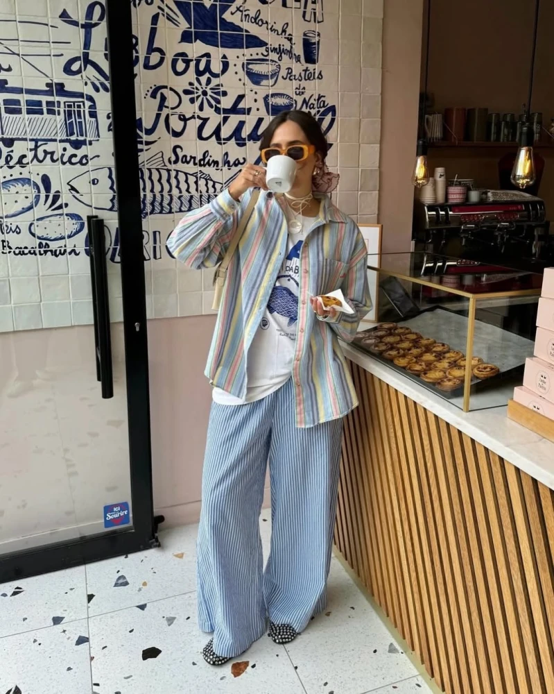 Як модно носити одяг у смужку