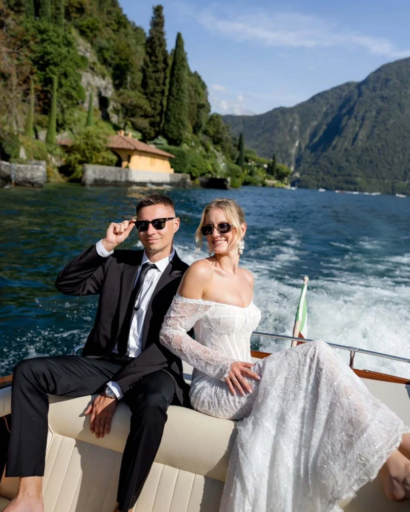 Весільна фотосесія на італійському озері