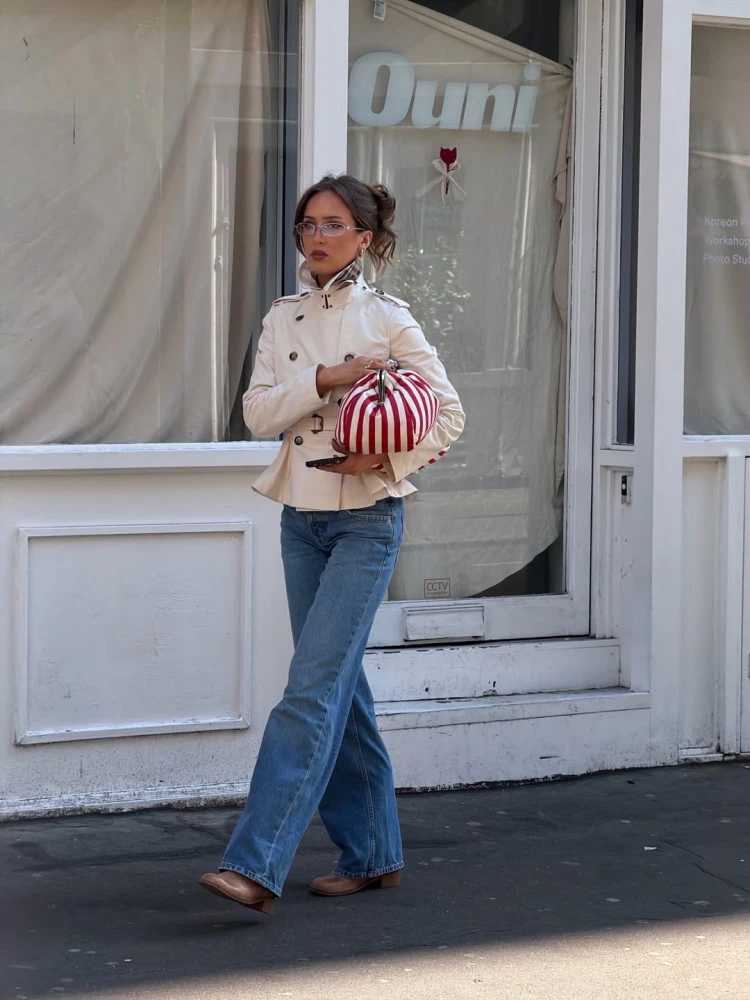 Модні прямі джинси