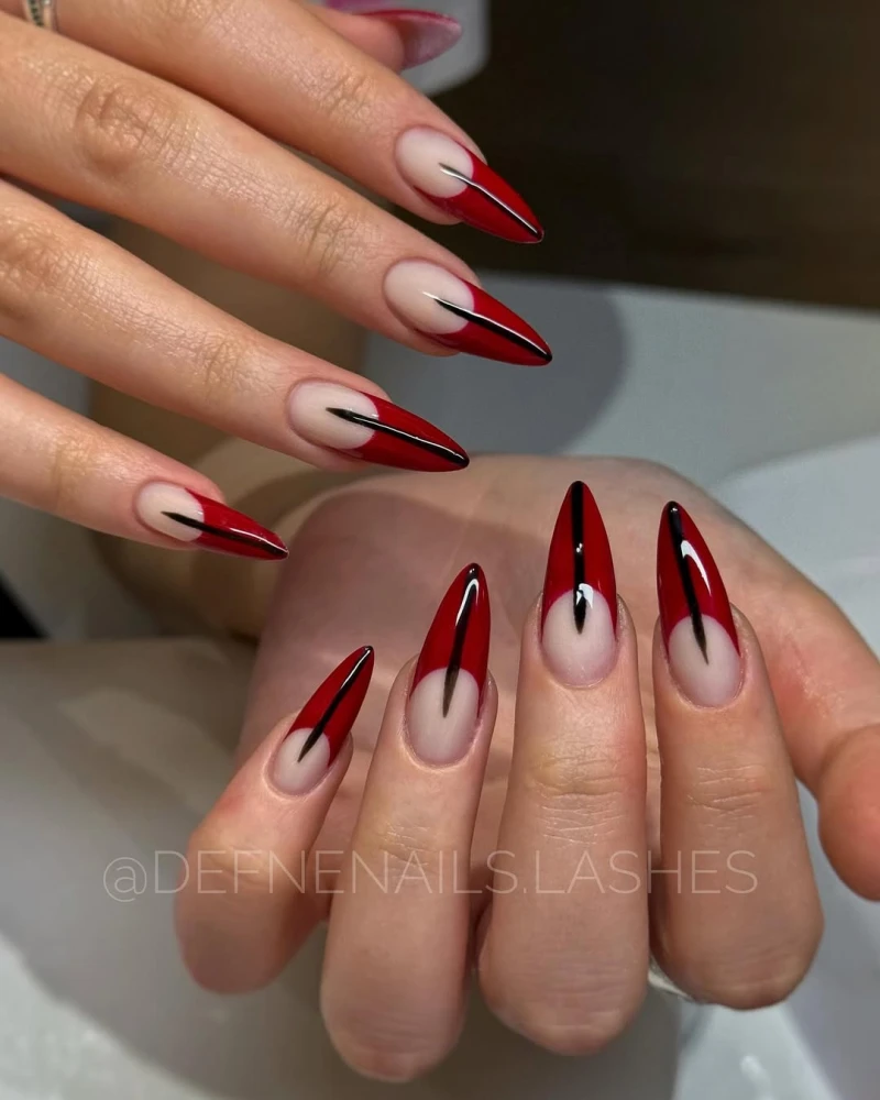 Devil wears Prada nails 