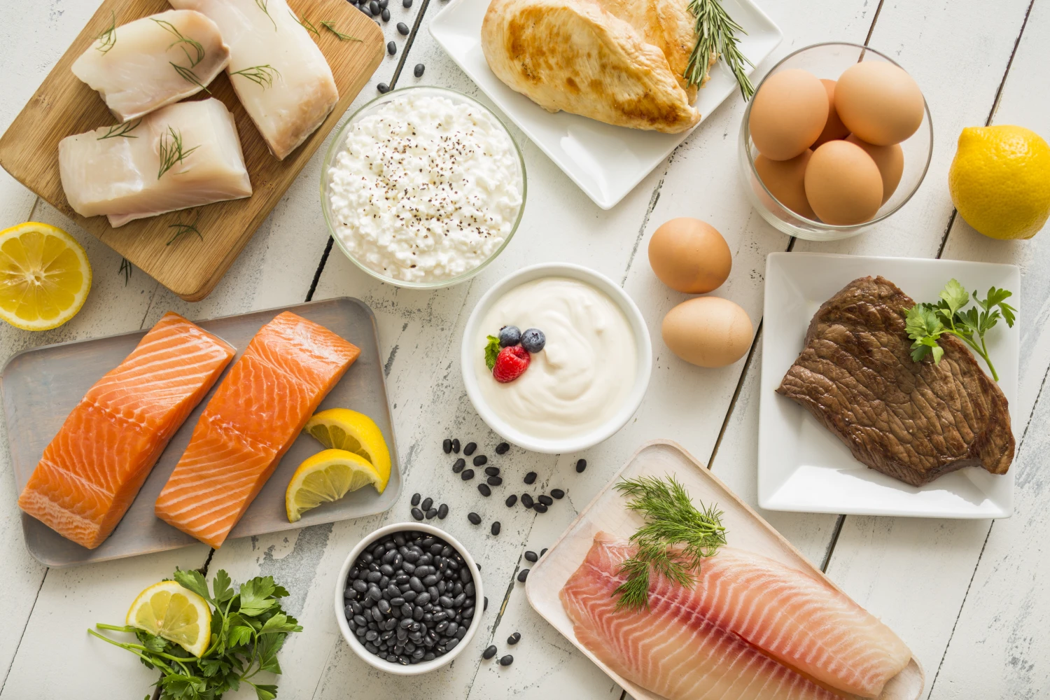в яких продуктах багато білка