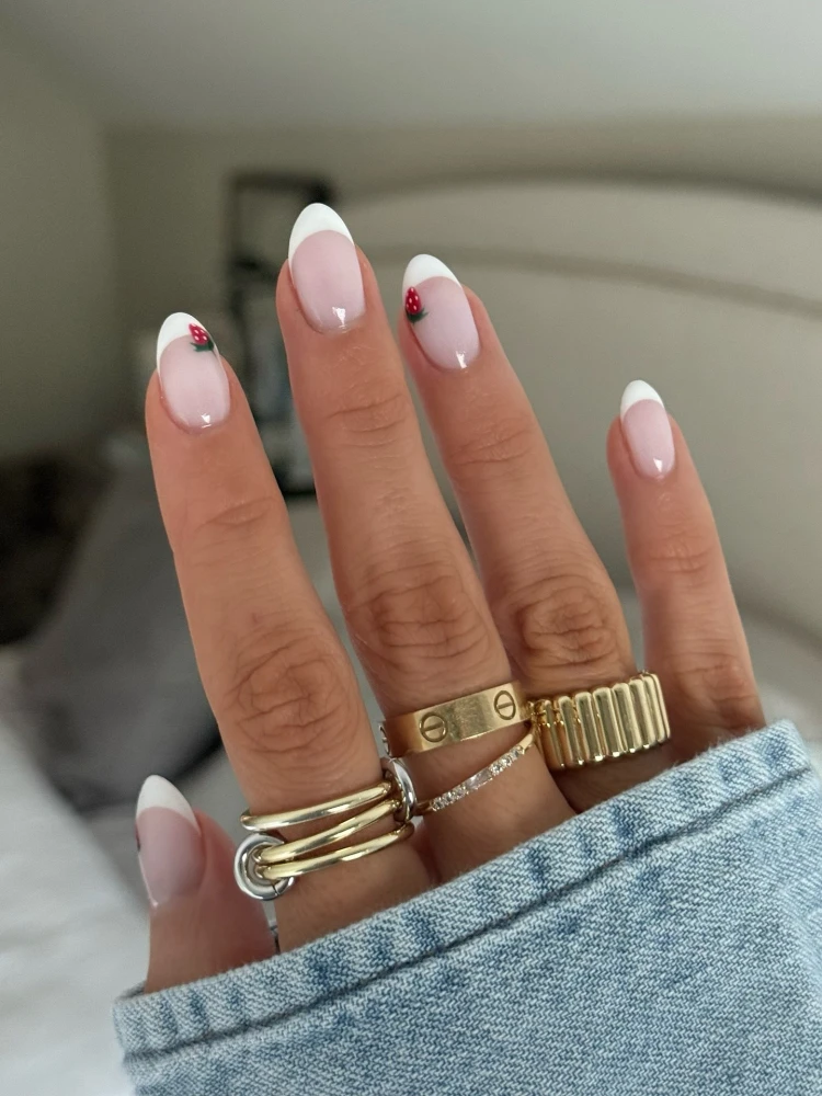 Strawberry nails