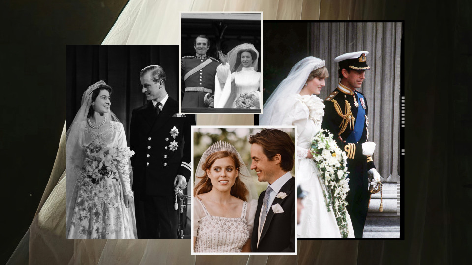 Кейт Міддлтон, принцеса Діана, королева Єлизавета та інші: розглядаємо весільні сукні жінок британської королівської родини