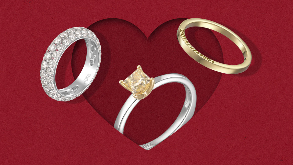 Три каблучки — одна історія: що таке bridal stack і чому це найромантичніший ювелірний тренд