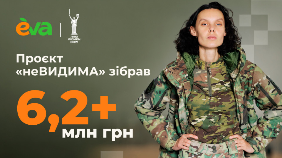 Понад 6,2 млн грн на форму для захисниць: проєкт «неВИДИМА» перевиконав мету збору