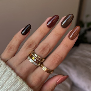Гарячий шоколад: найкрасивіші варіанти манікюру в затишній палітрі