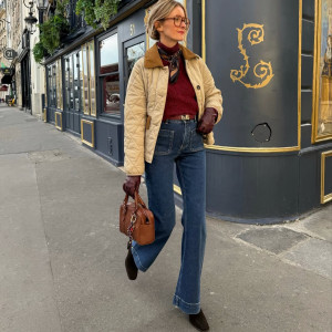 12 актуальних поєднань із джинсами для холодної погоди