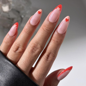 Романтичні ідеї французького манікюру на День закоханих — 2026 